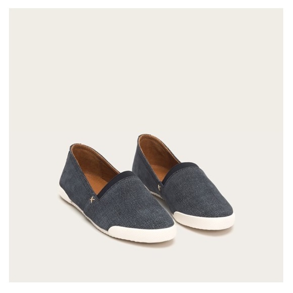Frye Shoes - Frye - Melanie - Denim Embossed Suede Slip On Shoe